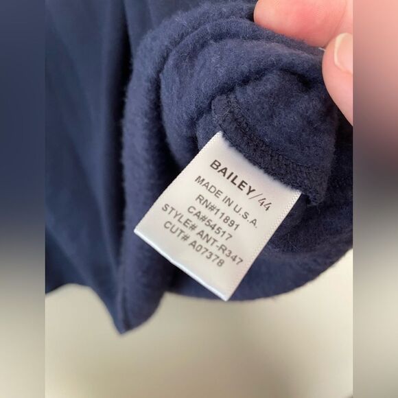 Bailey/44 Anthropologie Navy Blue Cold Shoulder Dress Size Small Soft Above Knee - Picture 5 of 6